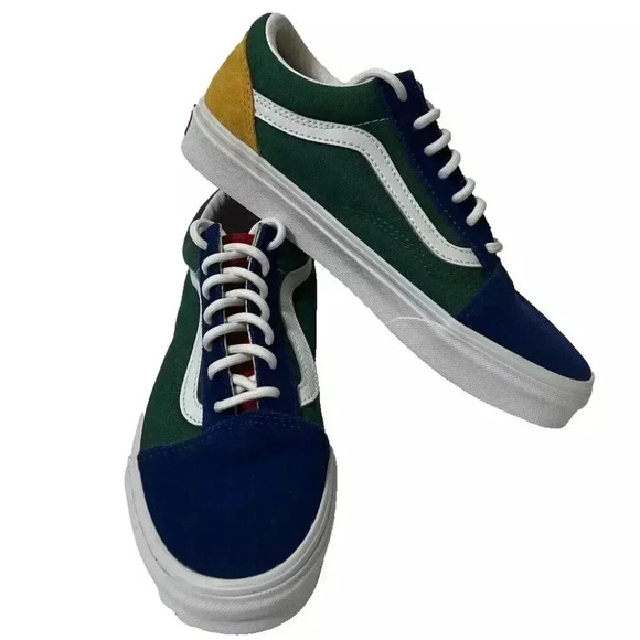 NEW Vans Classic Old Skool Multi-Color Retro Skate Sneakers Mens 6 / Womens 7.5 - Picture 1 of 8